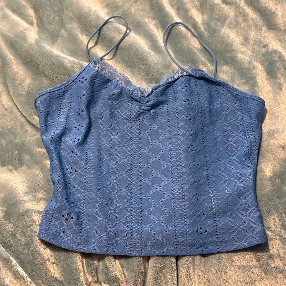 Blue Lace Women's Top